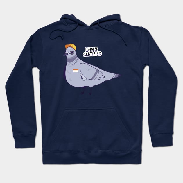 WHMIS Pigeon Hoodie by Tina's Tees